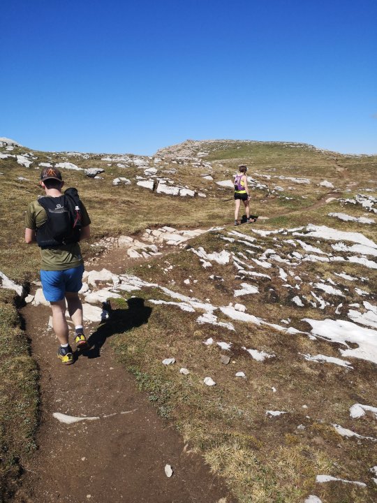 Trail sur le plateau d'Emparis