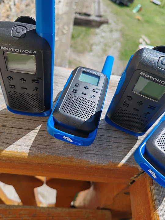 Radios durant parcours trail