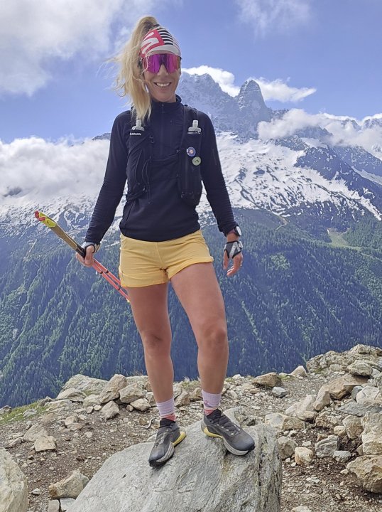 Hélène en trail