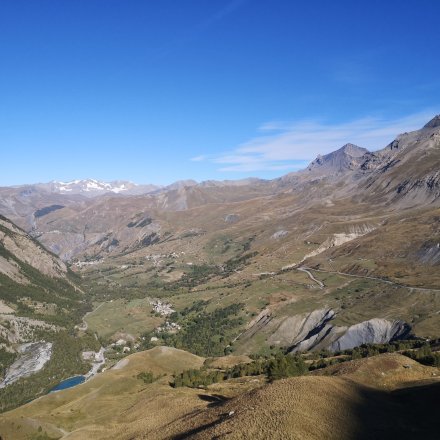 Vue panoramique de trail