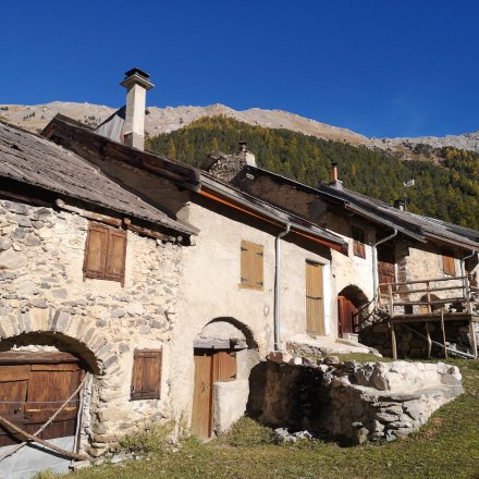 Village typique de trail des Ayes