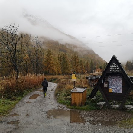 Trail dans le Parc National des Ecrins