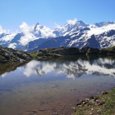 Lac de trail miroir
