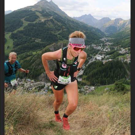Traileuse au trail du Galibier