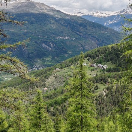 Vue de trail à Briançon