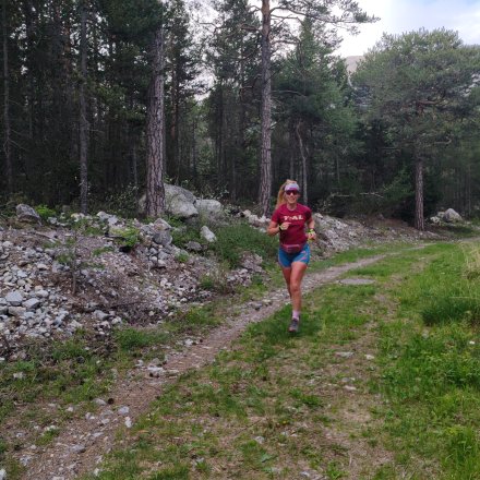 Traileur stage de trail Briançon Hélène