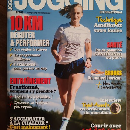 Couverture Jogging International Stage trail Hélène Briançon
