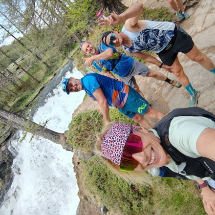 Sourires traileurs stage de trail Briançon Hélène