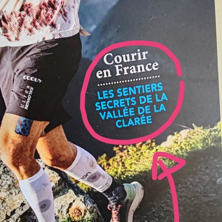 Zoom couverture Esprit Trail magazine stage trail Briançon