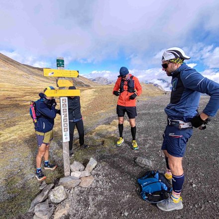Col traileurs frais à l'automne