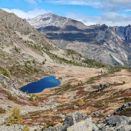 Lacs bleus Clarée trail automne